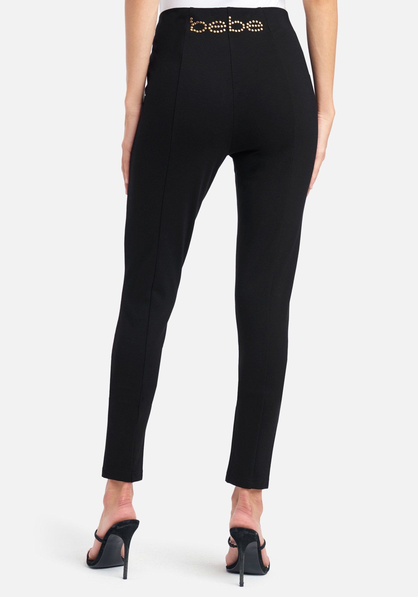 Bebe Logo High Waist Zip Pocket Pants sold by Bebe product image thumbnail 2