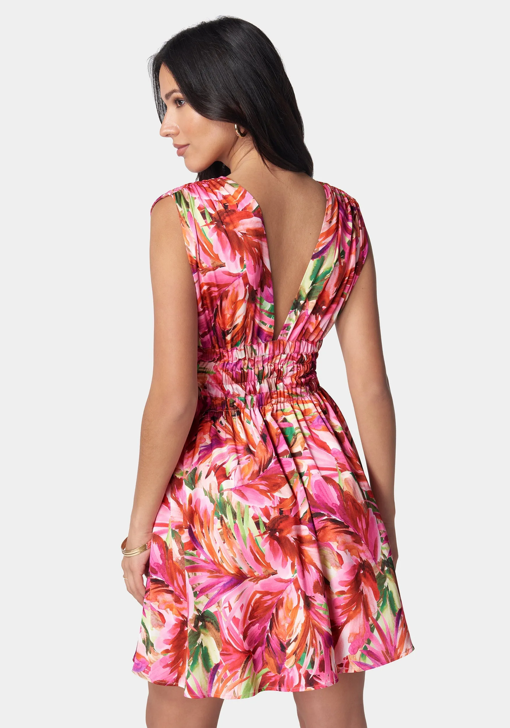 Elastic Waist Skater Dress sold by Bebe product image thumbnail 3