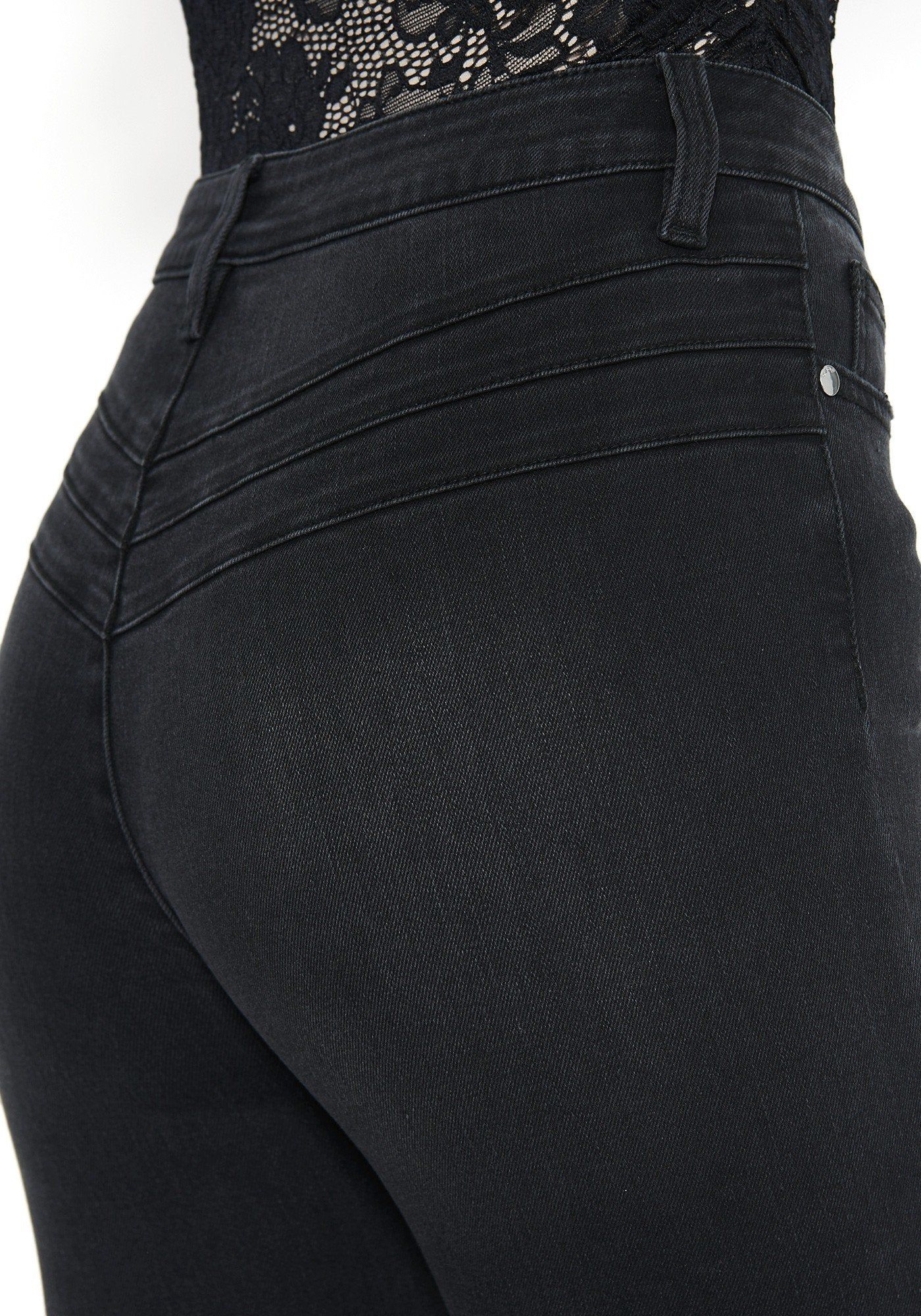 Back V-Stitch Skinny Jeans sold by Bebe product image thumbnail 4