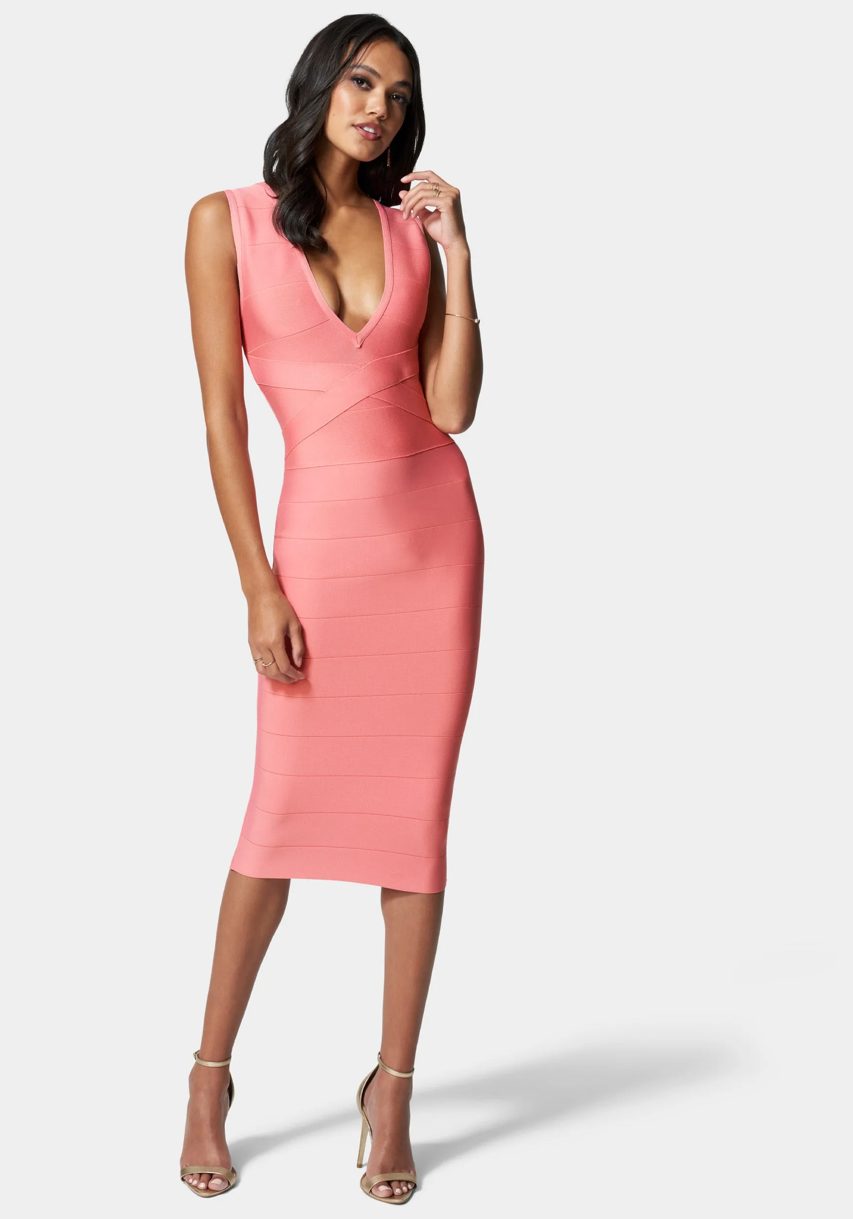 Bandage Midi Dress sold by Bebe