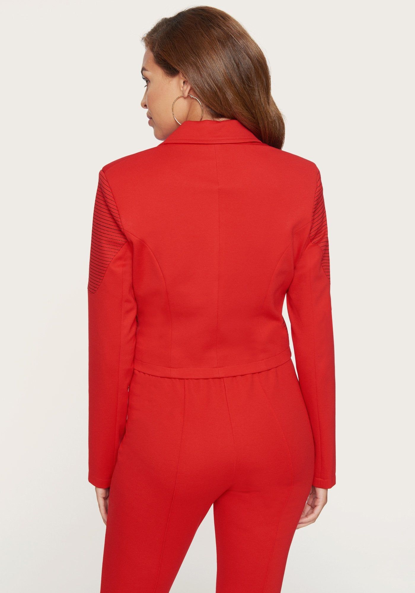 Trapunto Ponte Jacket sold by Bebe product image thumbnail 3