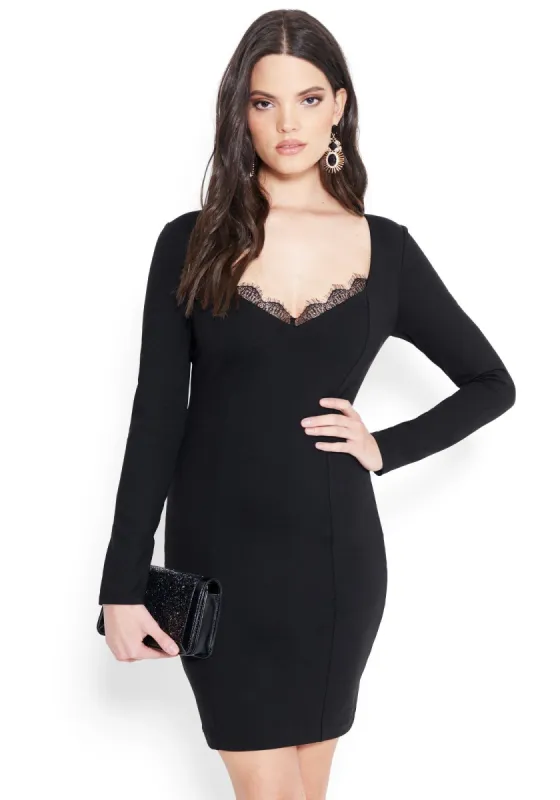 Lace Back Dress sold by Bebe