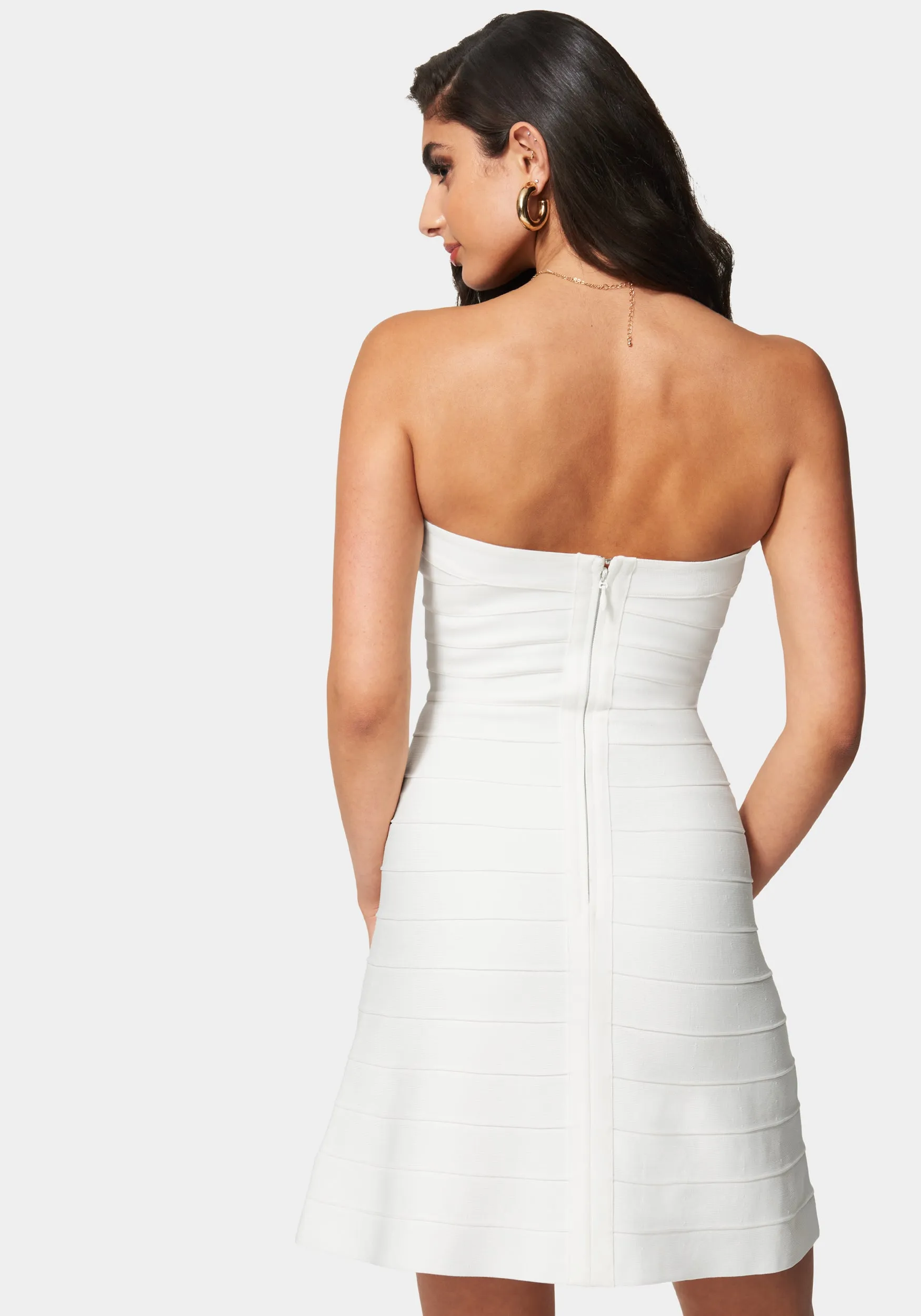 Luxe Bandage Strapless A-Line Dress sold by Bebe product image thumbnail 3