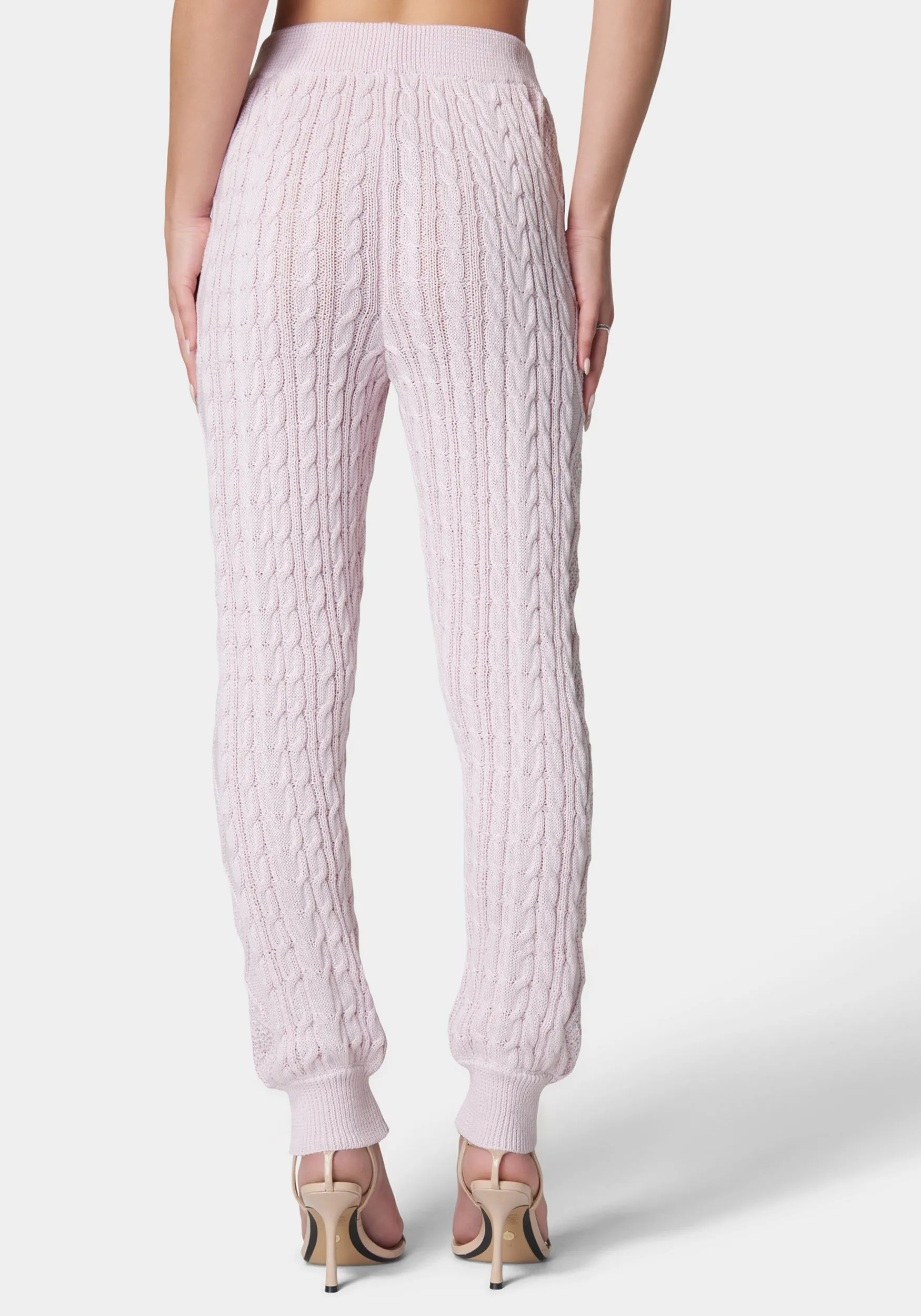 Cable Knit Jogger sold by Bebe product image thumbnail 3