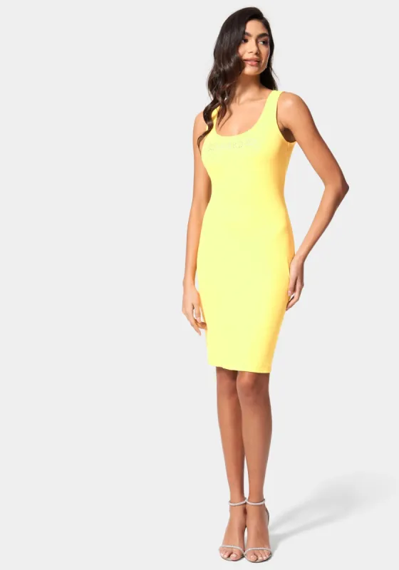 Tank Logo Dress sold by Bebe