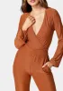 Sparkle Knit Long Sleeve Jumpsuit sold by Bebe