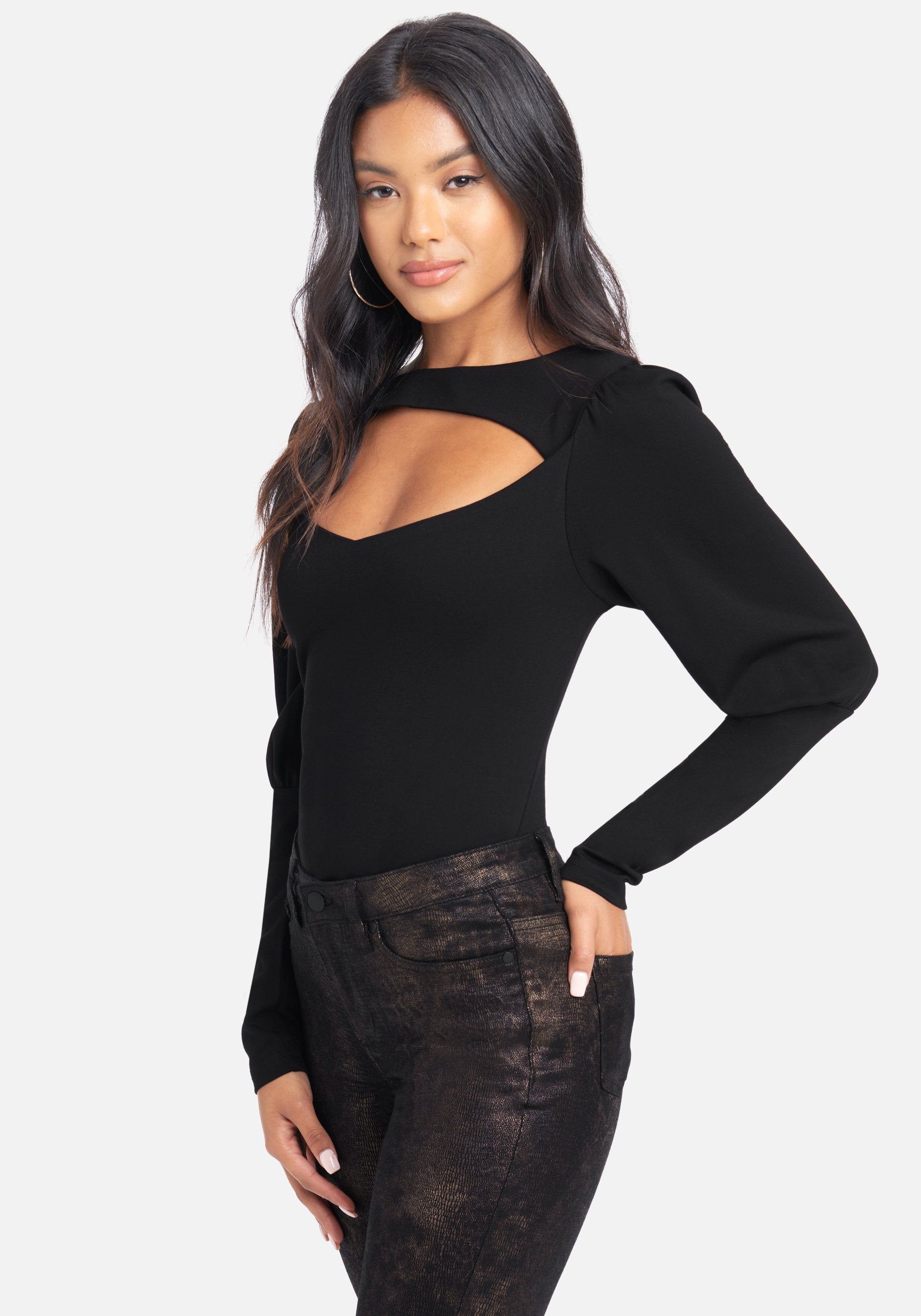 Sweetheart Puff Sleeve Top sold by Bebe product image thumbnail 2