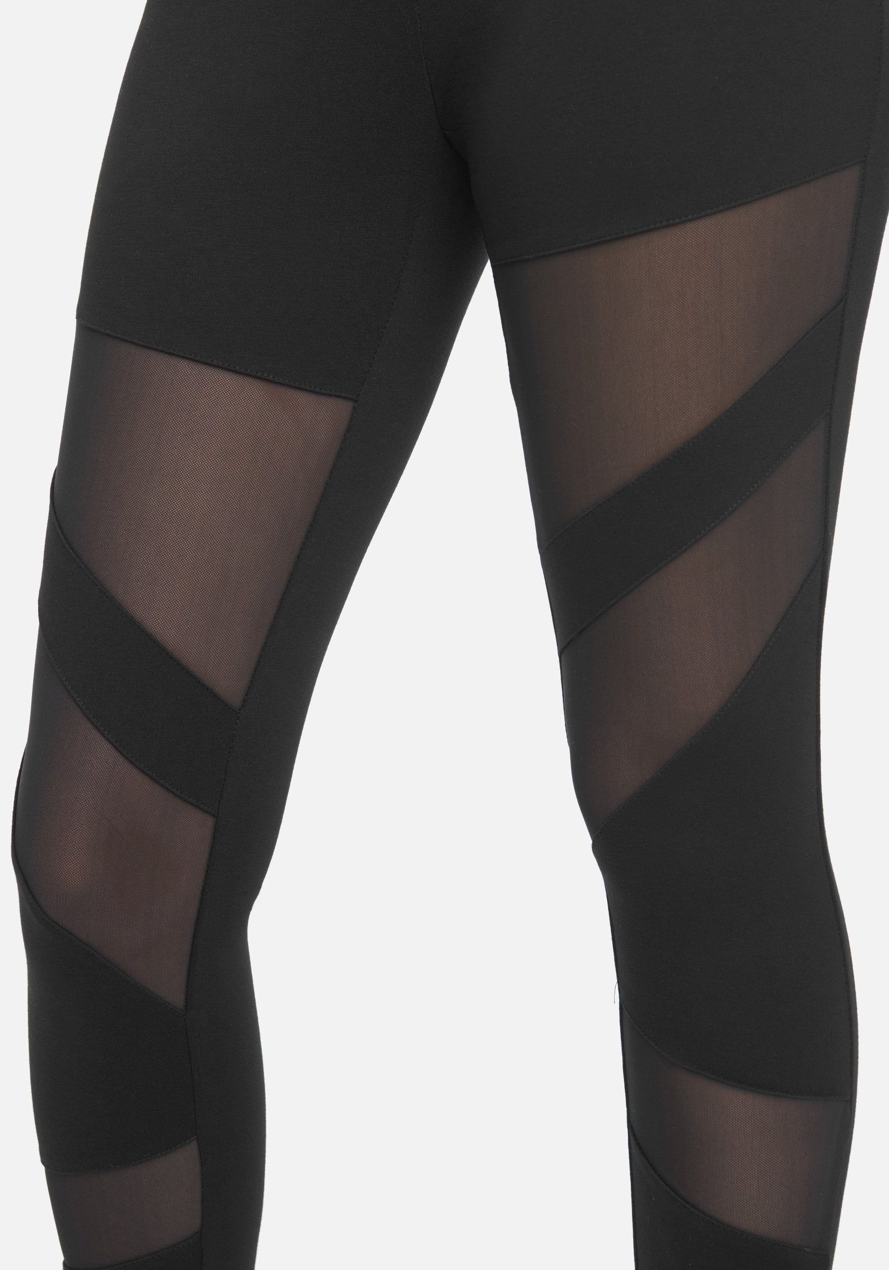 Mesh Mixed Fabric Legging sold by Bebe product image thumbnail 4