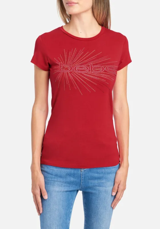 Bebe Logo Dotted Graphic Tee sold by Bebe