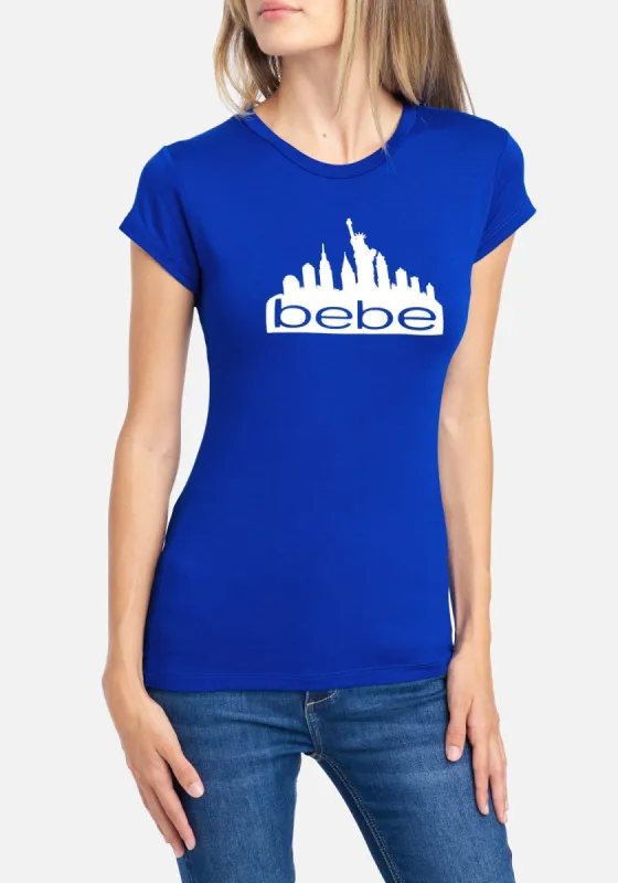 Bebe Logo Ny Screen Tee sold by Bebe