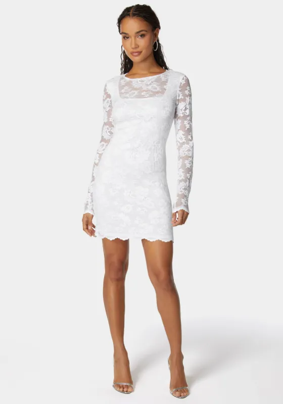 Marseille Lace Long Sleeve Dress sold by Bebe