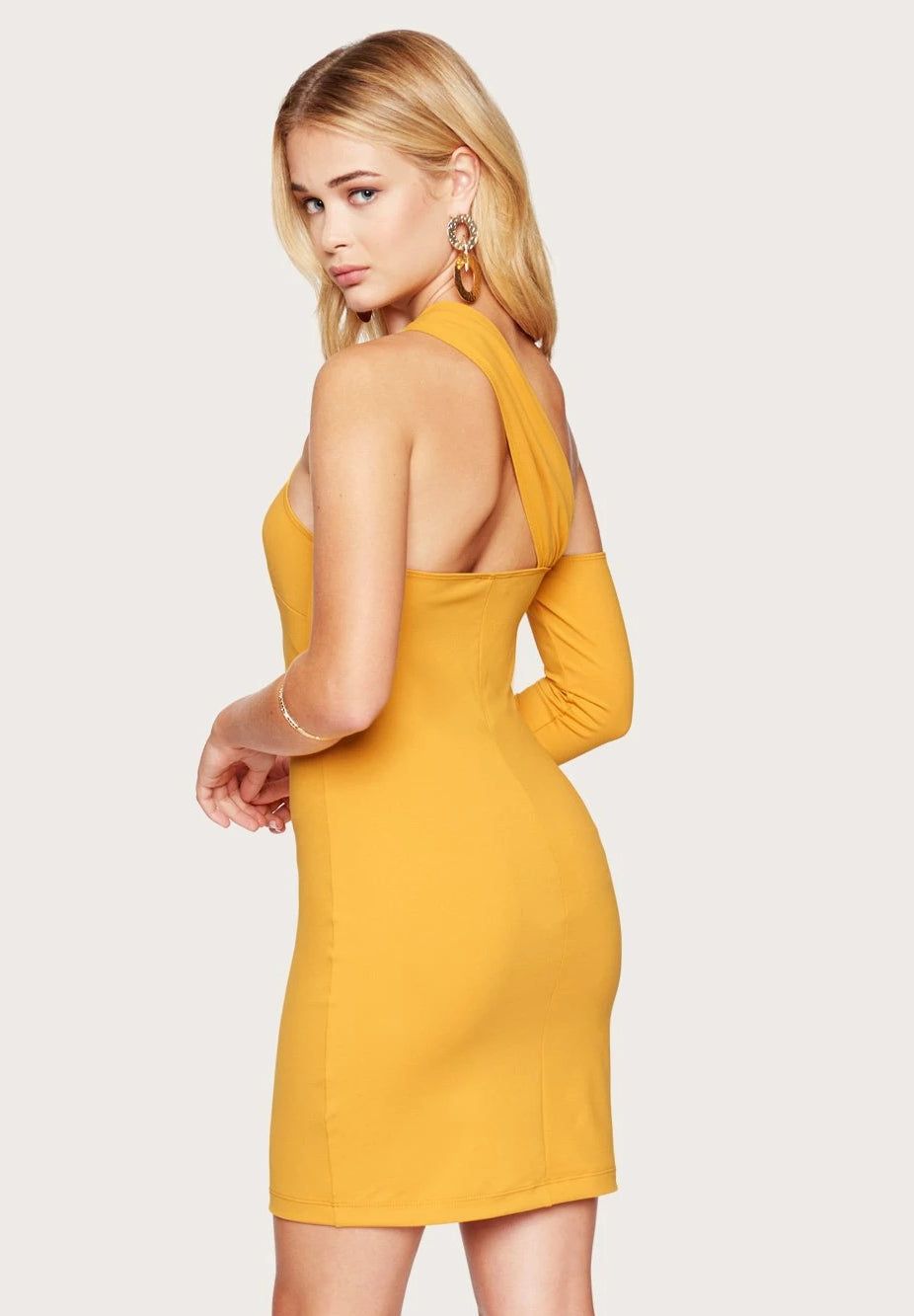 Dana Knit One Shoulder Dress sold by Bebe product image thumbnail 2