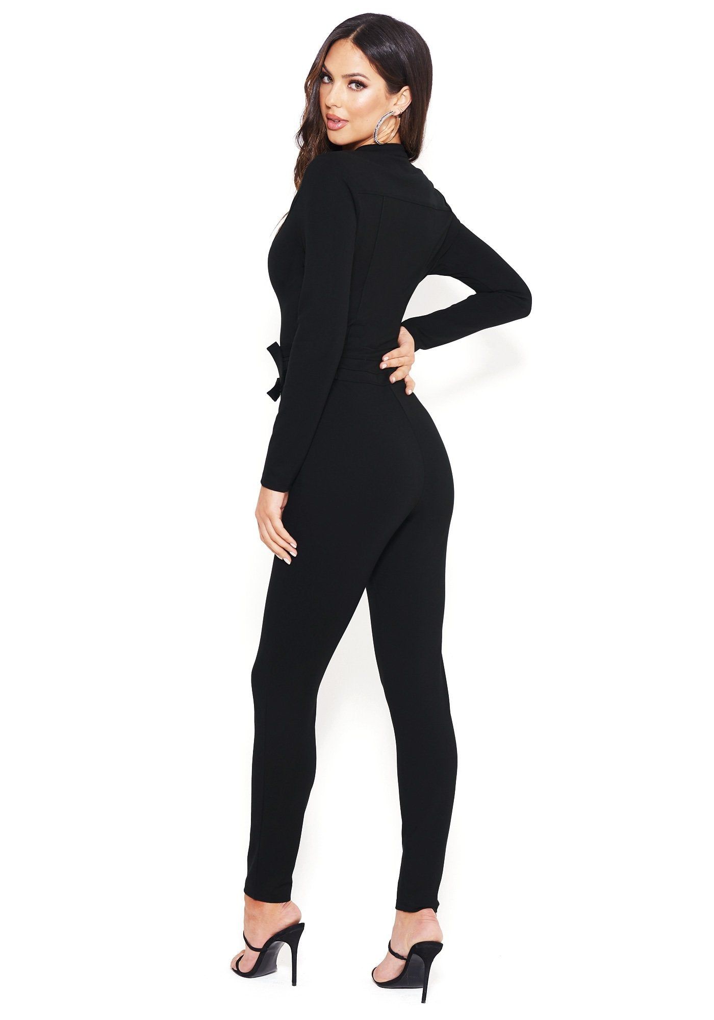 Zip Front Knit Catsuit sold by Bebe product image thumbnail 3