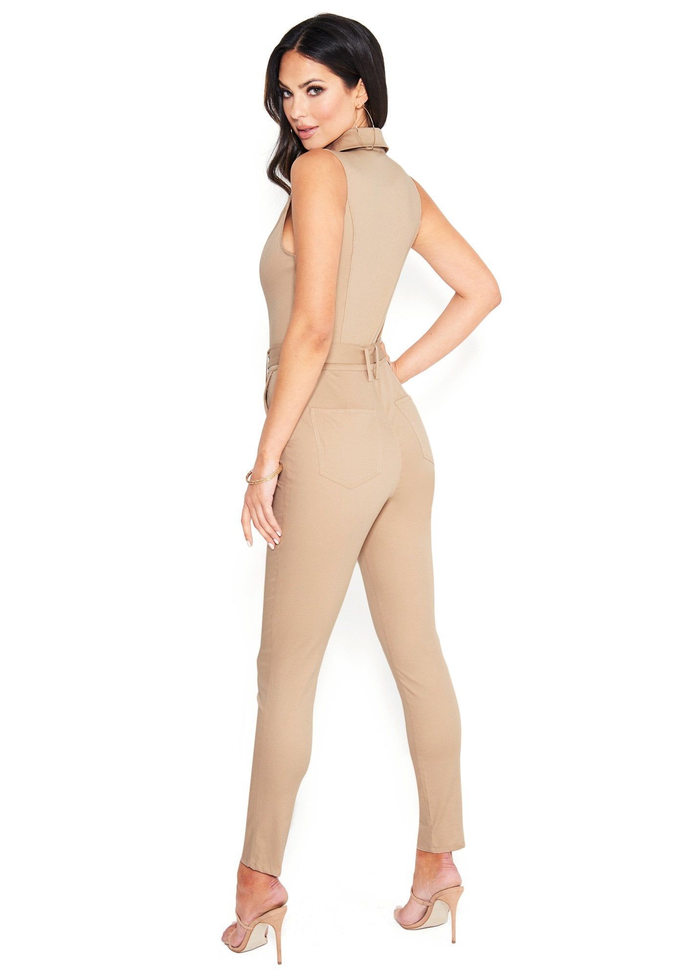Sleeveless Bodycon Catsuit sold by Bebe product image thumbnail 3