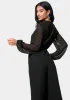 Tie Front Elastic Waist Jumpsuit sold by Bebe