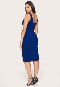 Knit V-Neck Midi Dress sold by Bebe