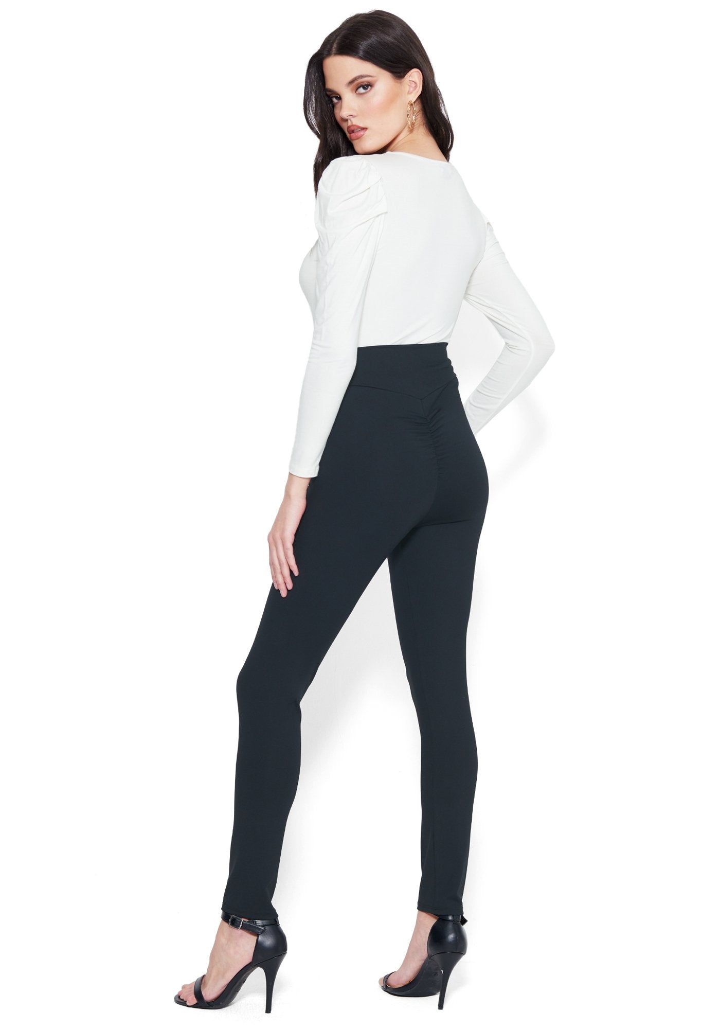 Ruched Bum High Waist Legging sold by Bebe product image thumbnail 3