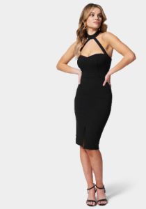 Halter Neck Mini Dress sold by Bebe