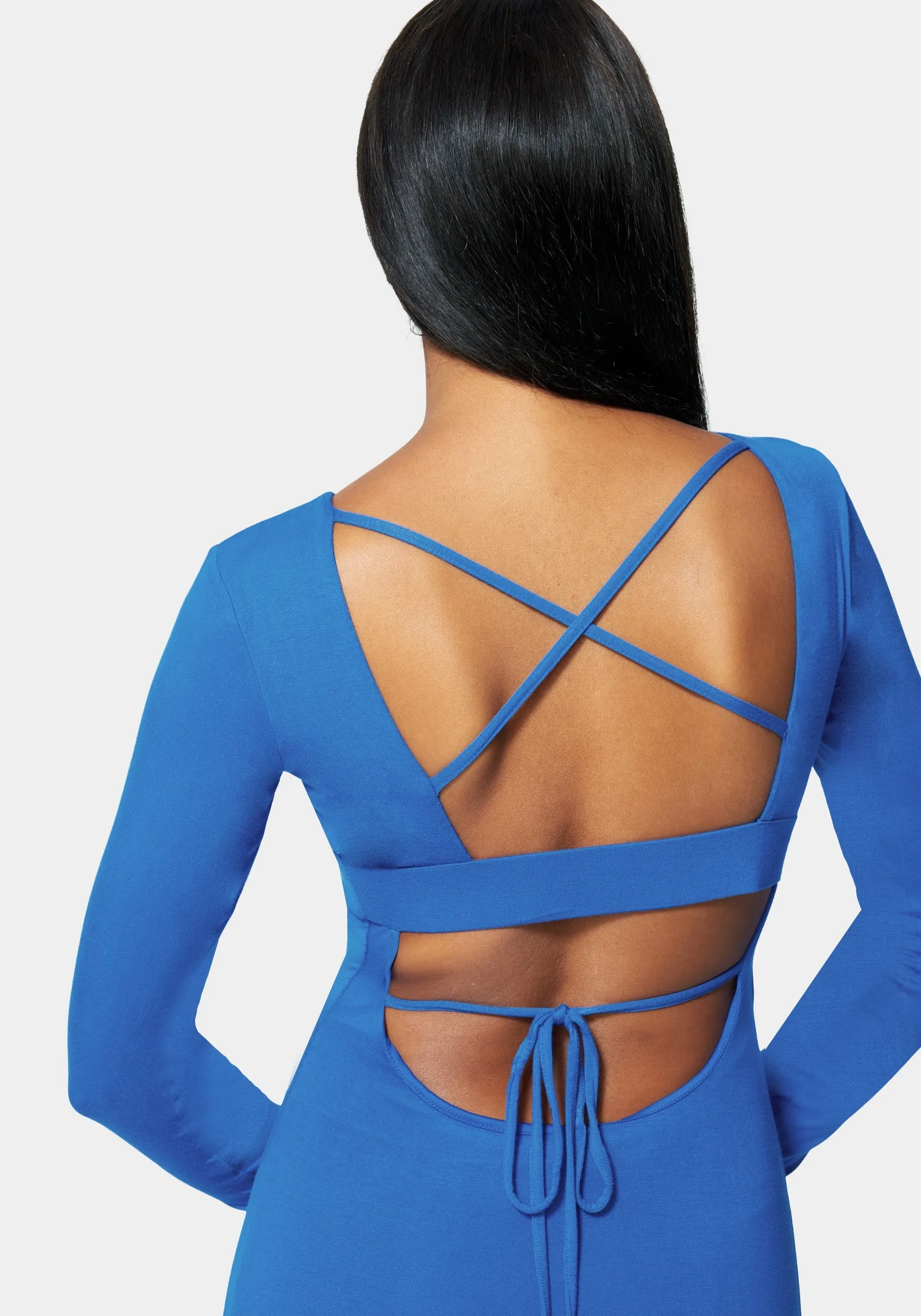 Open Back Ankle Dress sold by Bebe product image thumbnail 4