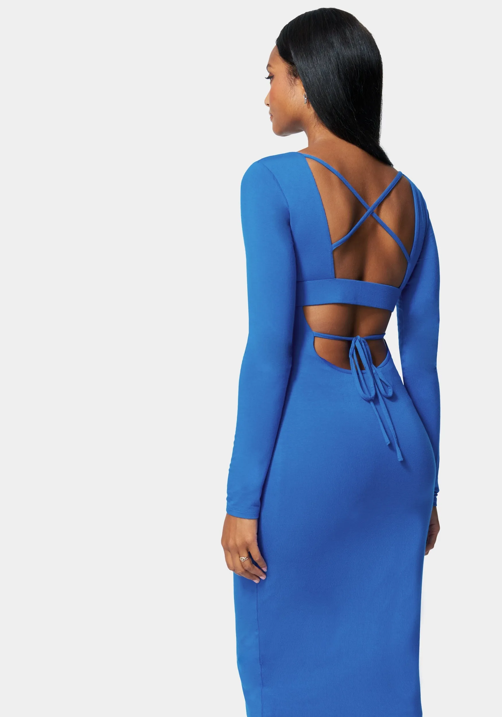 Open Back Ankle Dress sold by Bebe product image thumbnail 2
