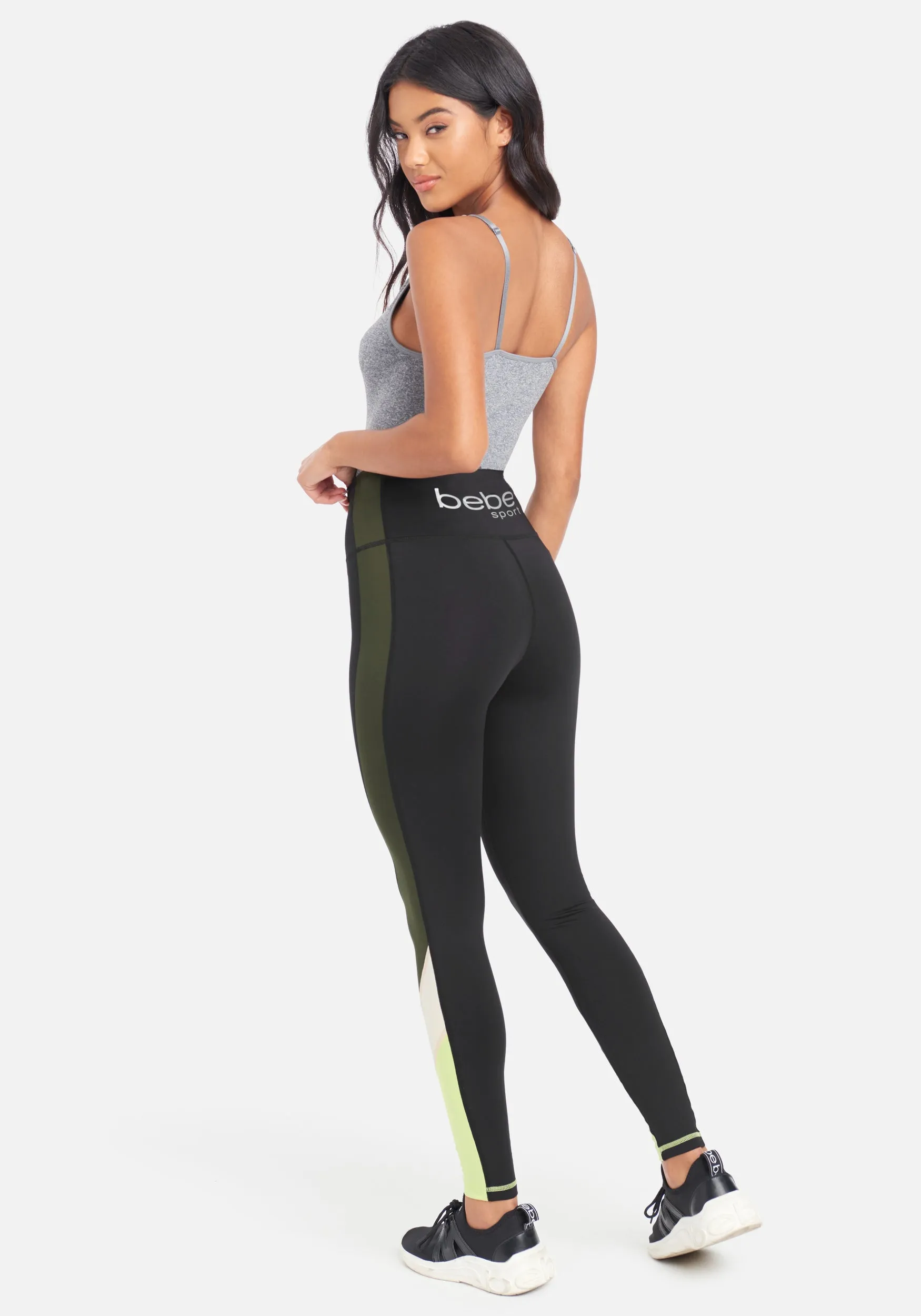 Bebe Sport Color Block Legging sold by Bebe product image thumbnail 4