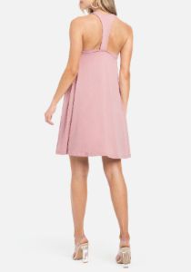 A-Line Halter Luxe Dress sold by Bebe