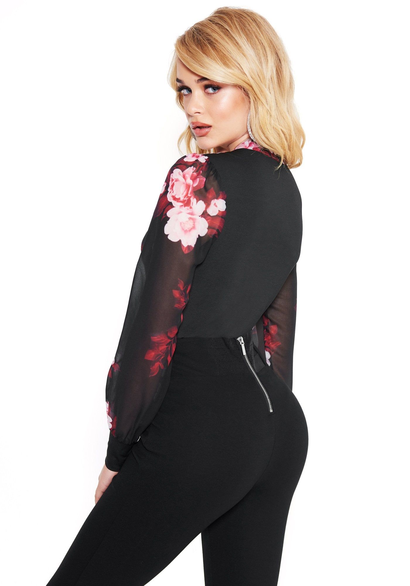 Print Wrap Bodysuit sold by Bebe product image thumbnail 2