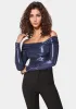 Asymmetric Draped Knit Top sold by Bebe