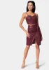 Vegan Leather Knot Front Skirt sold by Bebe