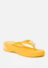Kim Wedge Flip Flops sold by Bebe