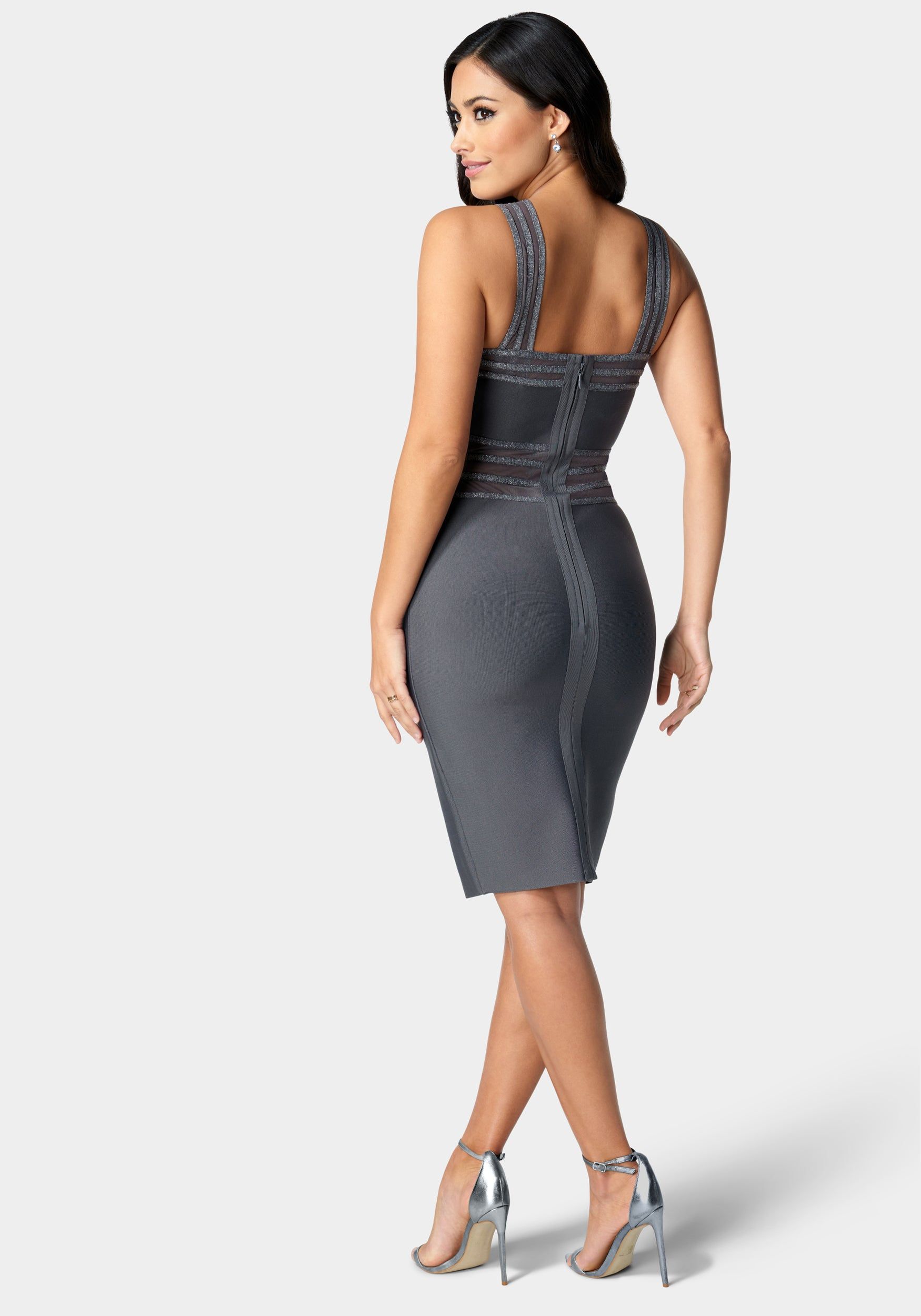 Bandage Cross Front Dress sold by Bebe product image thumbnail 4