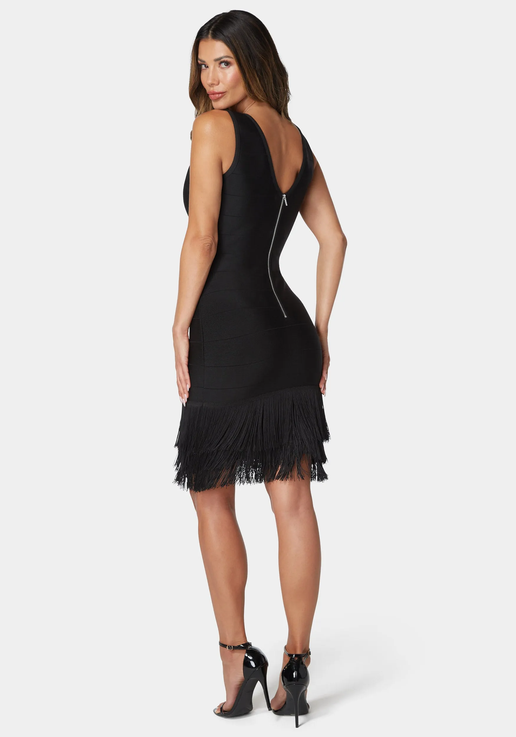 Bandage Fringe Dress sold by Bebe product image thumbnail 3