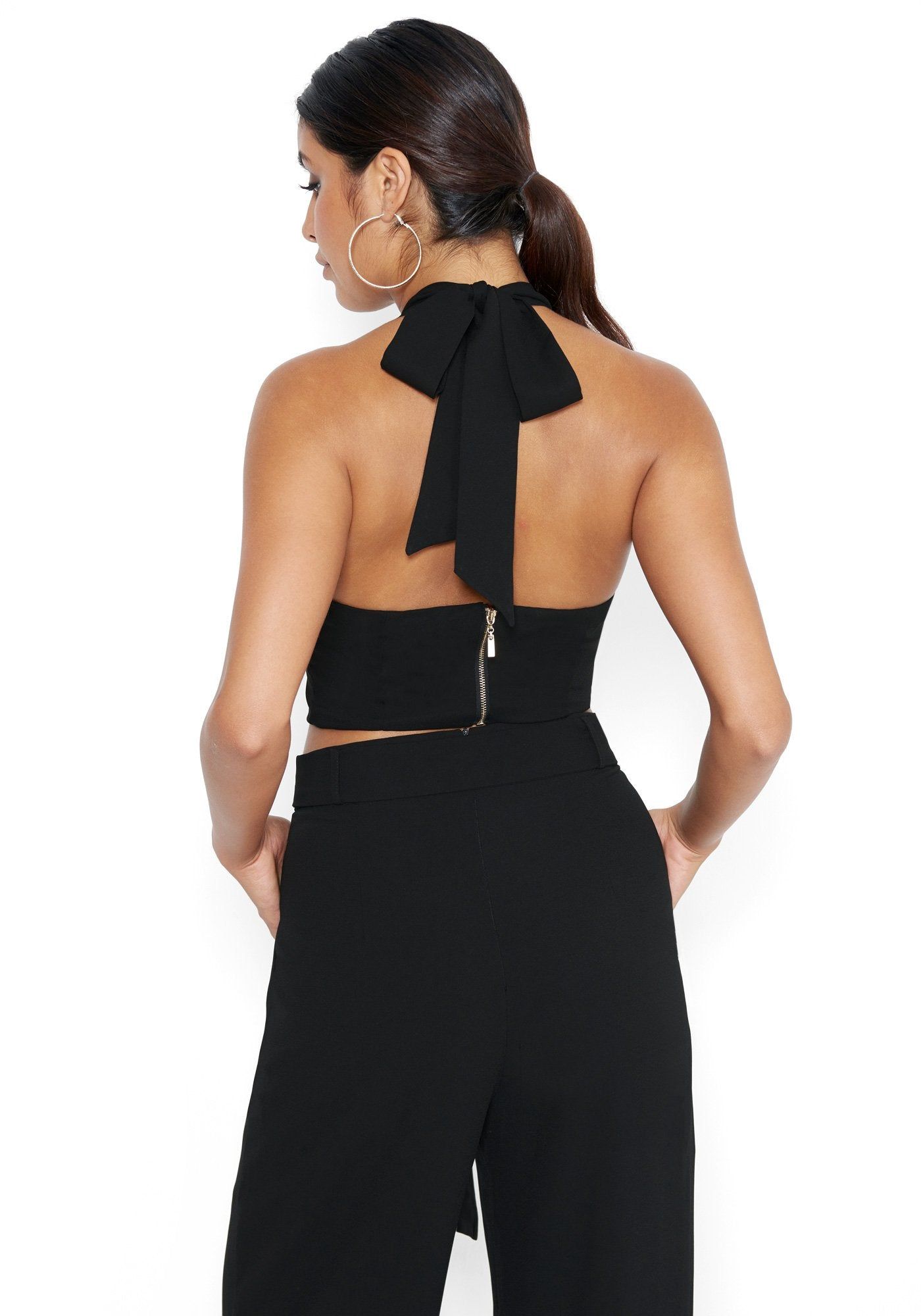 Wrap Tie Crop Top sold by Bebe product image thumbnail 3