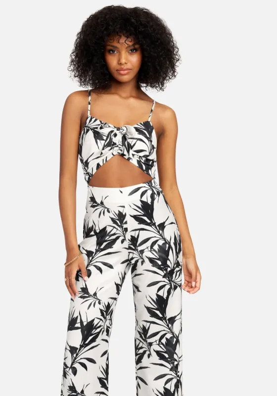 Cut Out Wide Leg Jumpsuit sold by Bebe