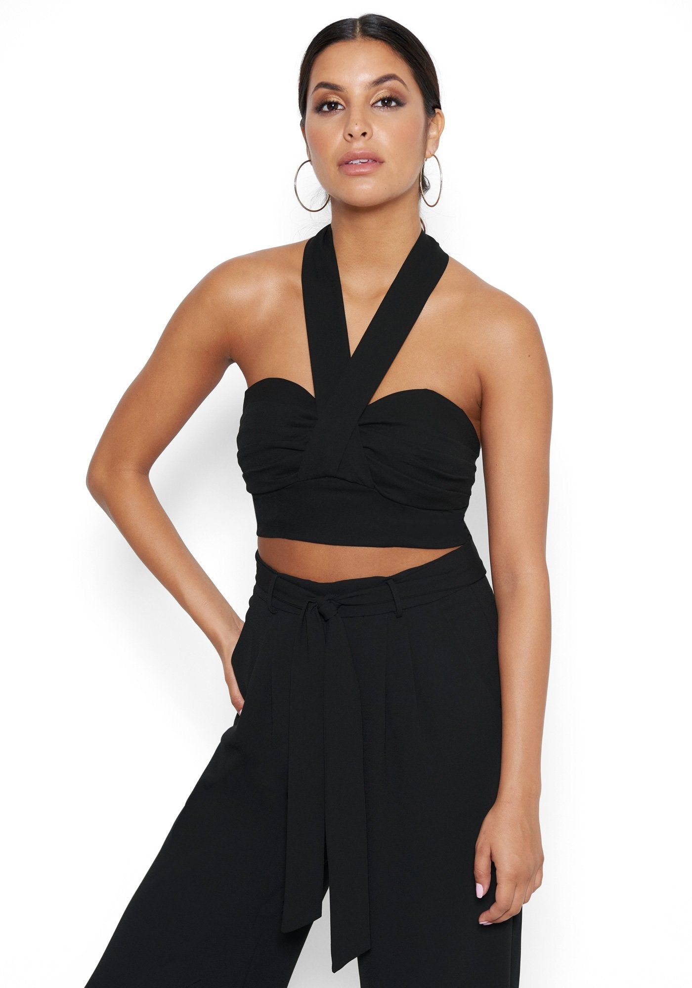 Wrap Tie Crop Top sold by Bebe product image thumbnail 2