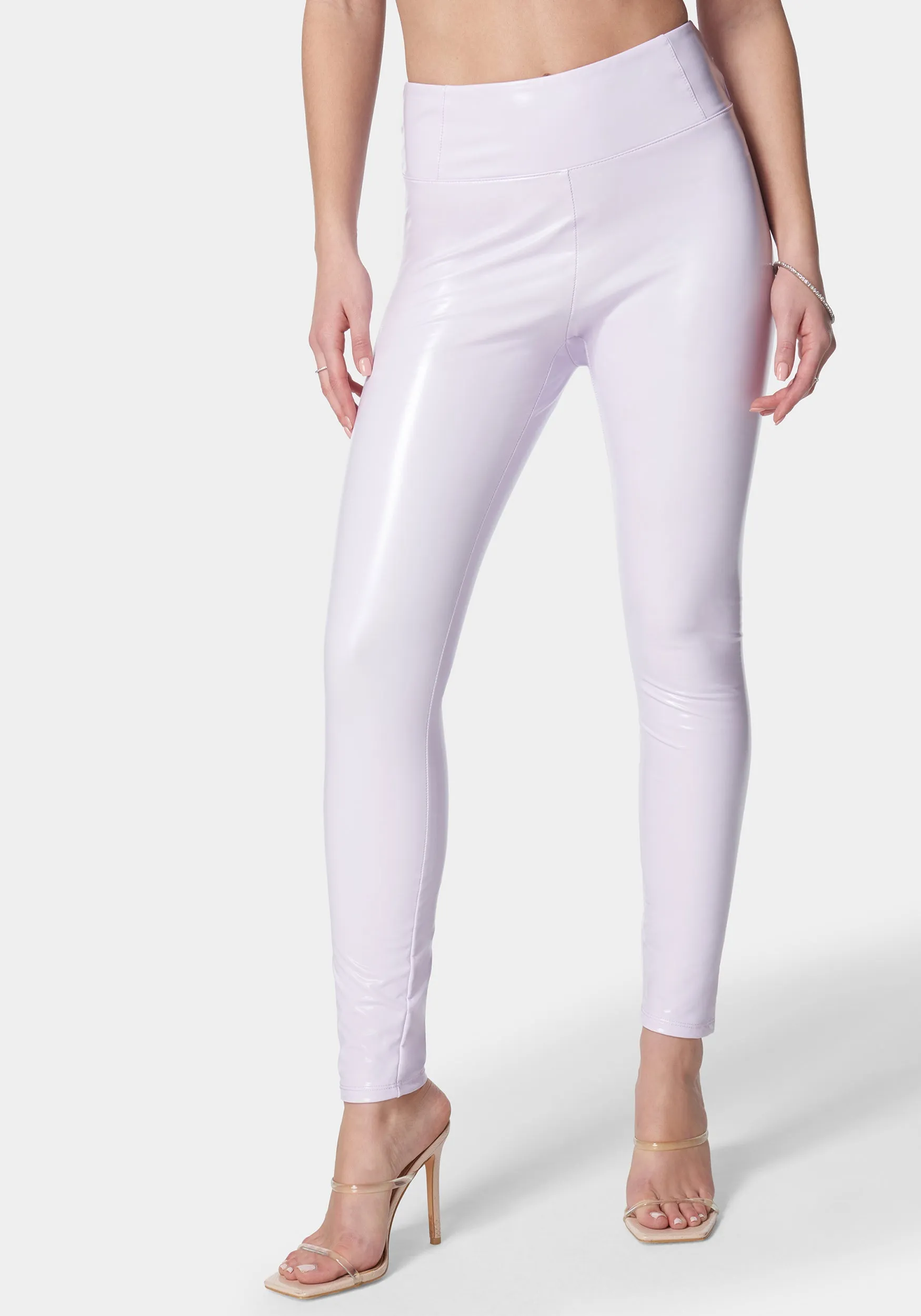 High Waist Liquid Shine Legging sold by Bebe