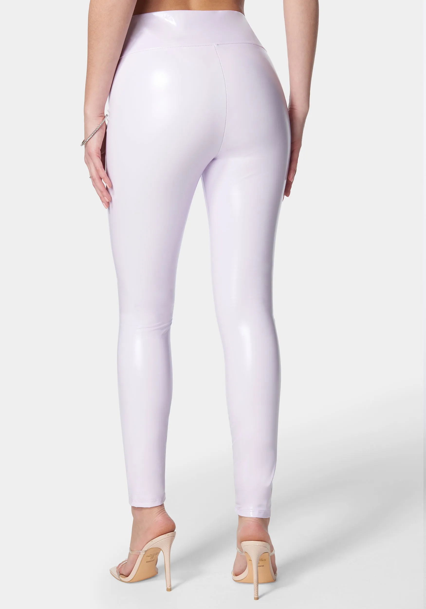 High Waist Liquid Shine Legging sold by Bebe product image thumbnail 3