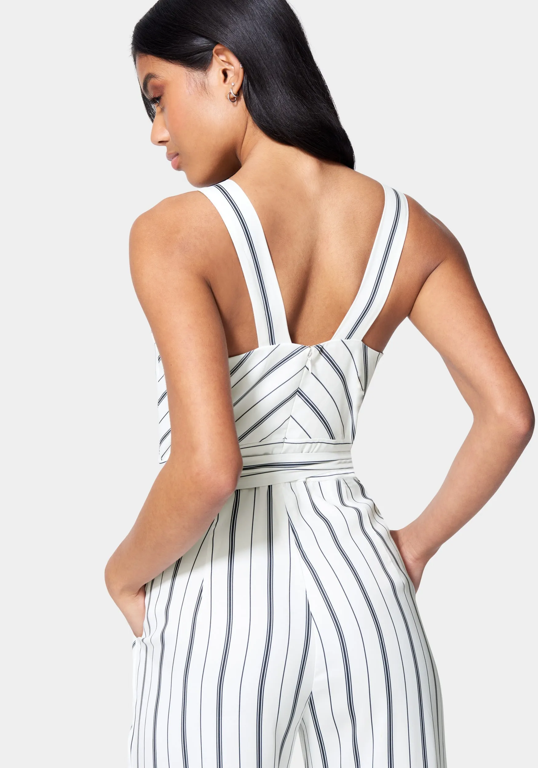 Sleeveless Wide Leg Jumpsuit sold by Bebe product image thumbnail 3