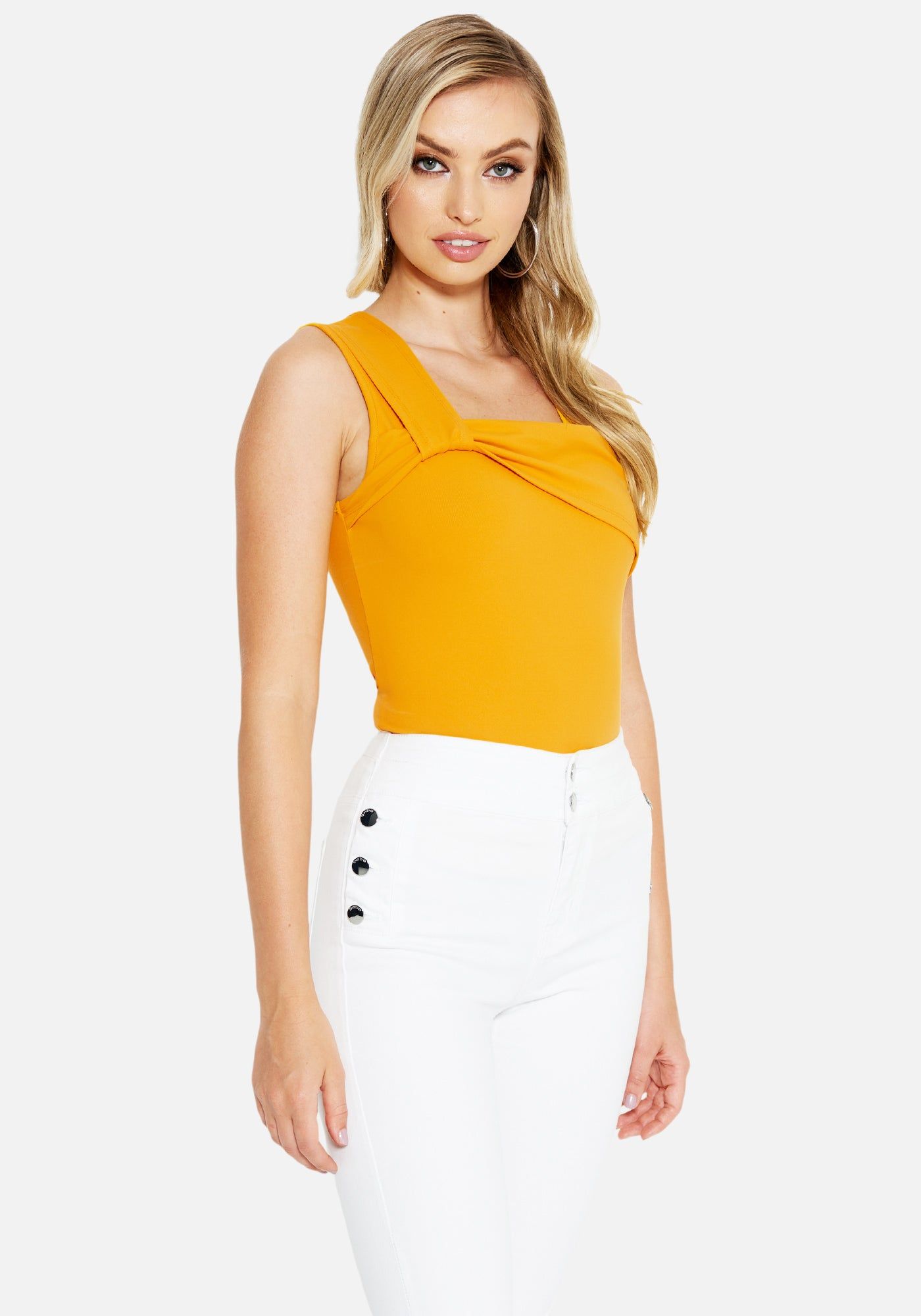 Square Neck Knit Top sold by Bebe product image thumbnail 2