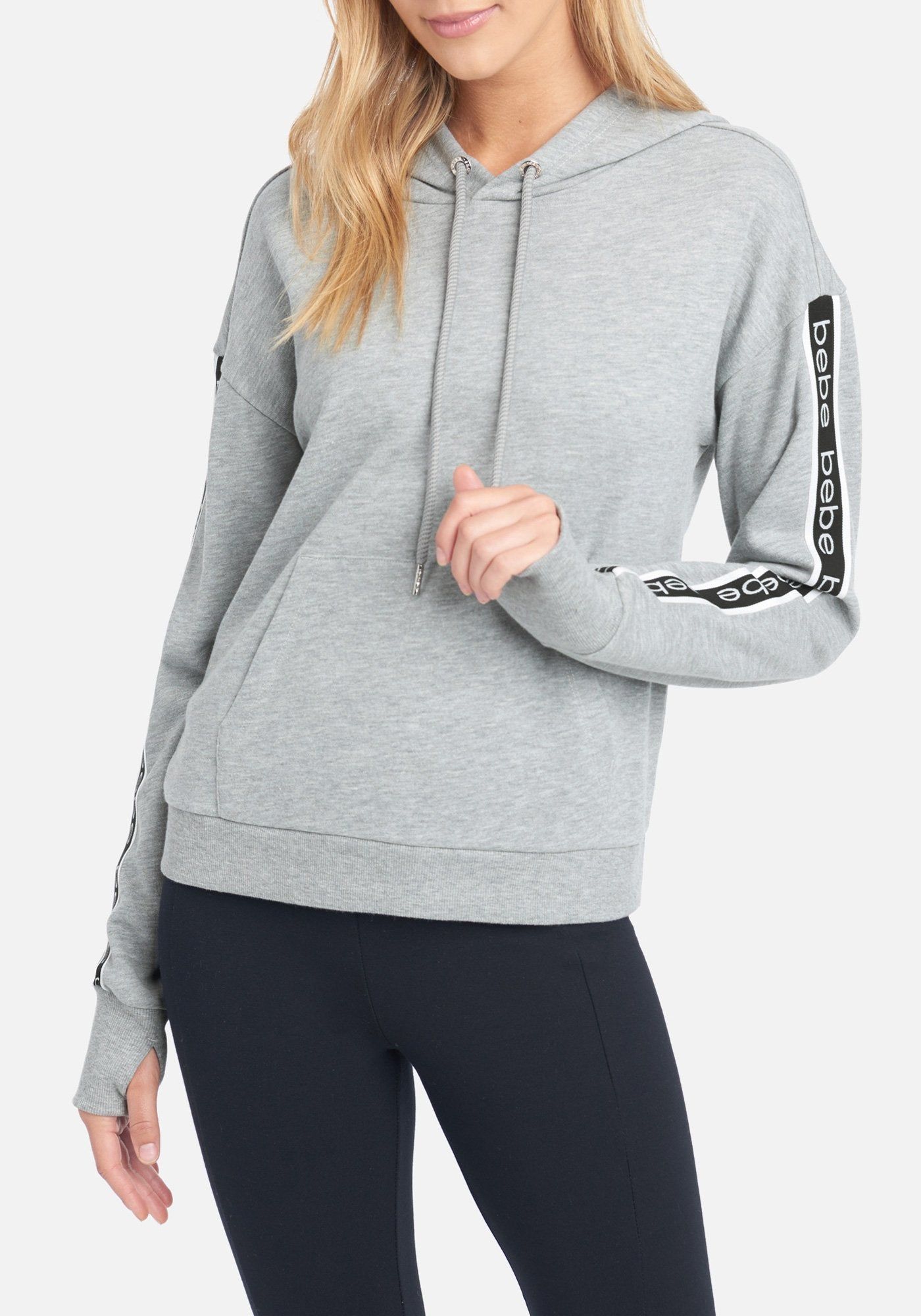 Bebe Sport Logo Taping Hoodie sold by Bebe