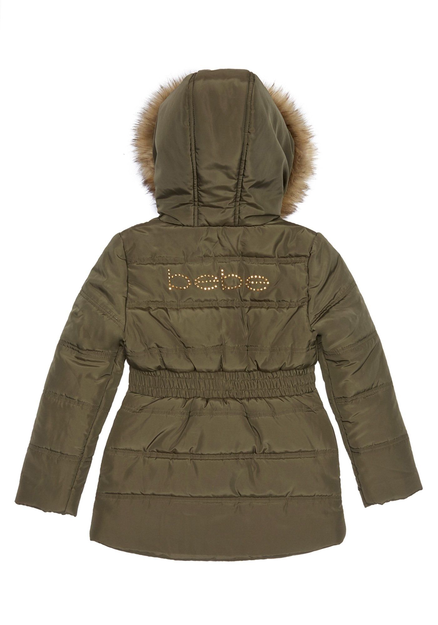 Girls Logo Puffer Coat sold by Bebe product image thumbnail 2