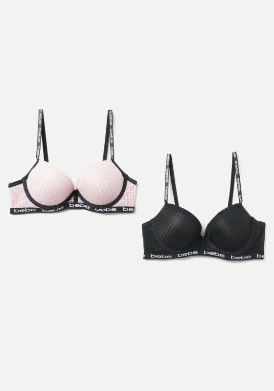 2 Pack Mesh Bra sold by Bebe