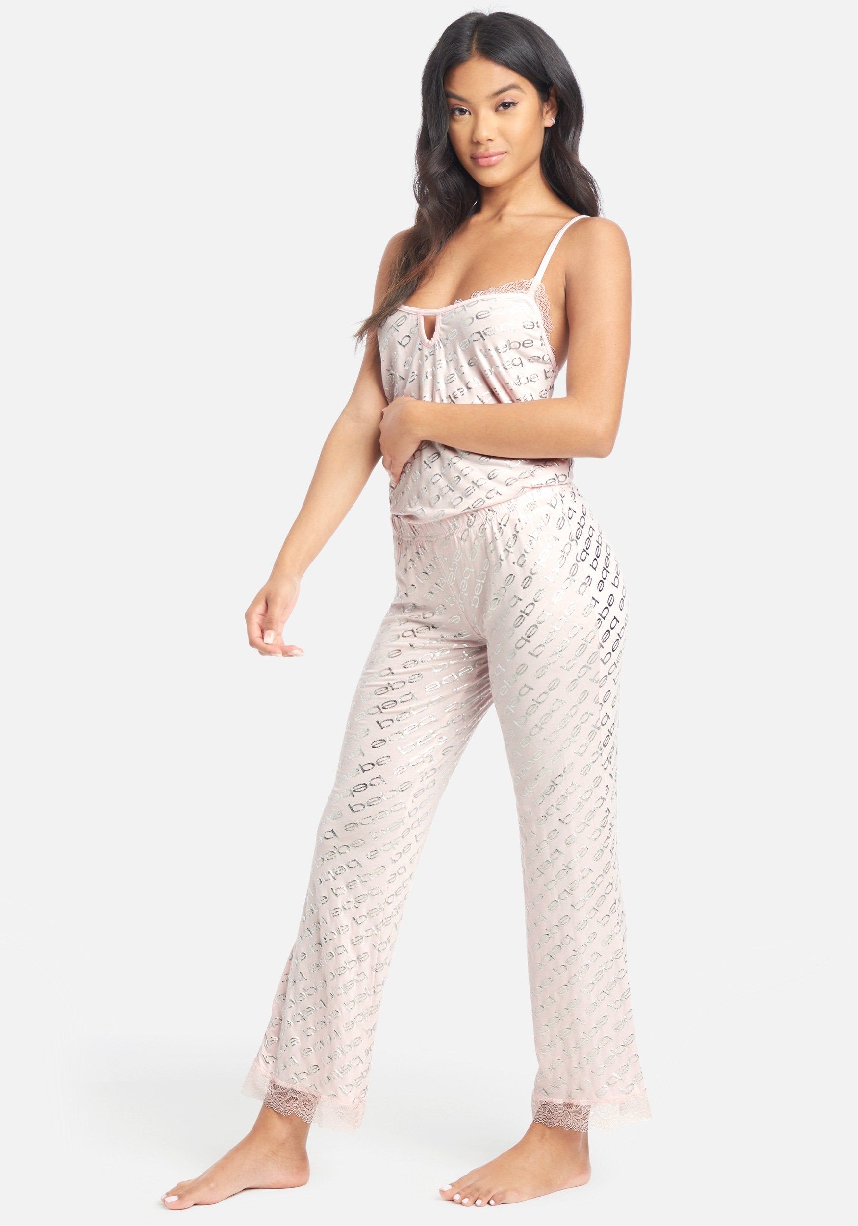 Printed Bebe Foil Pant Set sold by Bebe product image thumbnail 2