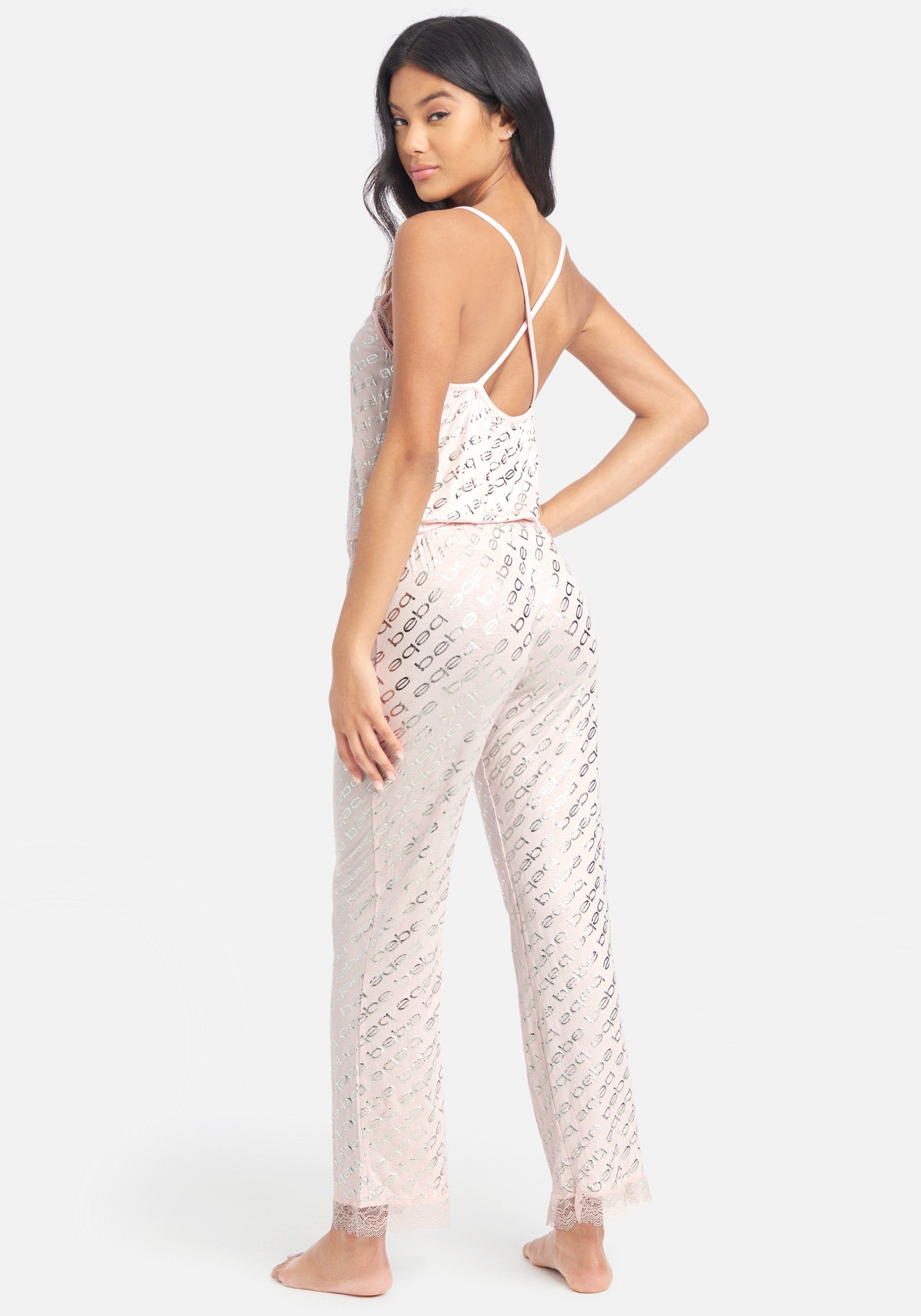 Printed Bebe Foil Pant Set sold by Bebe product image thumbnail 3