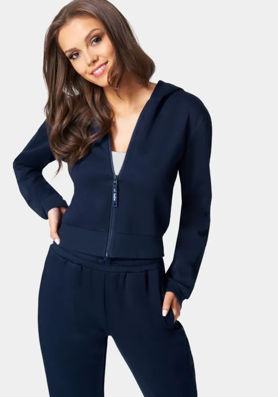 Bebe Logo Embossed Zip Up Jacket sold by Bebe