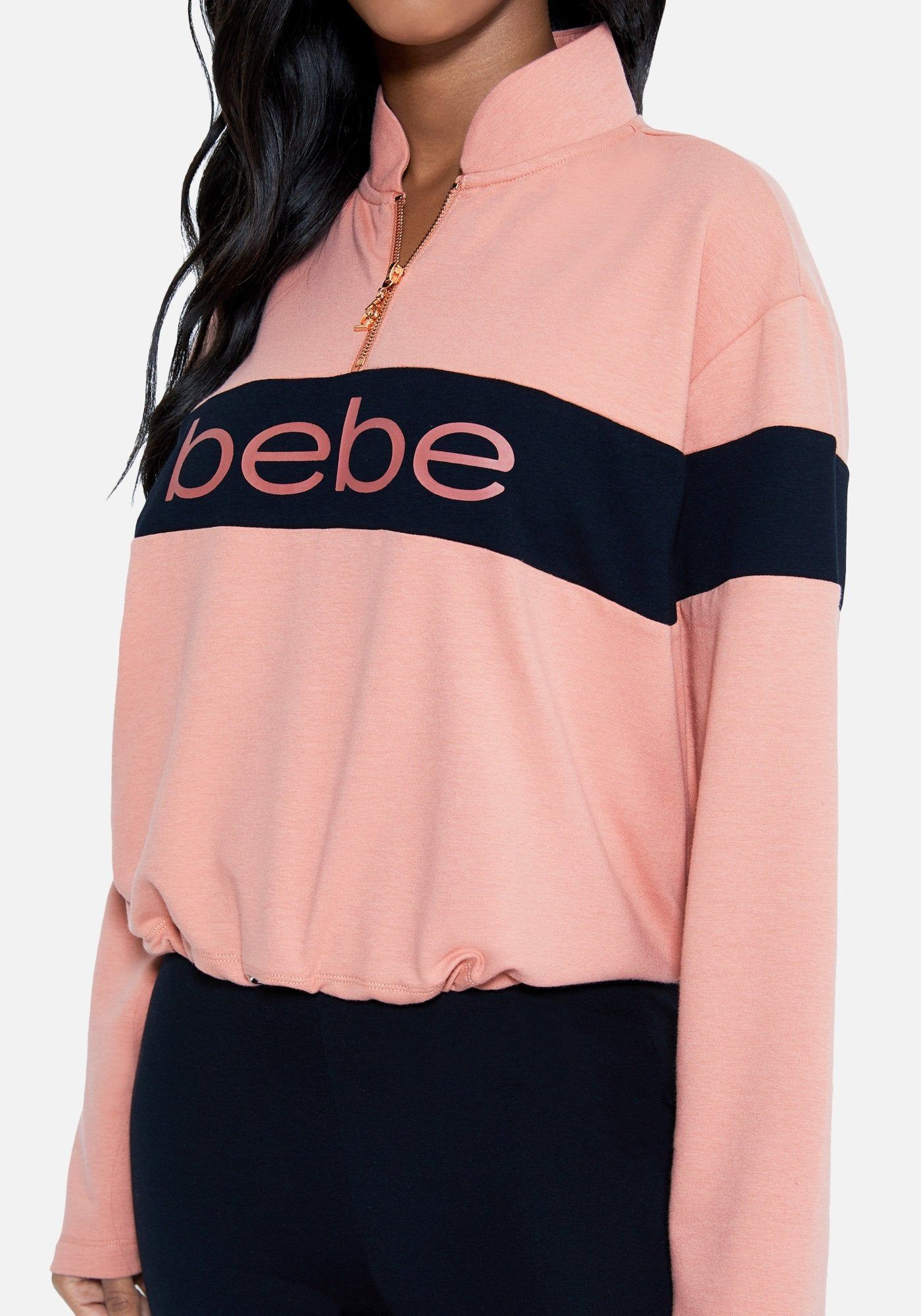 Bebe Logo French Terry Sweatshirt sold by Bebe product image thumbnail 4