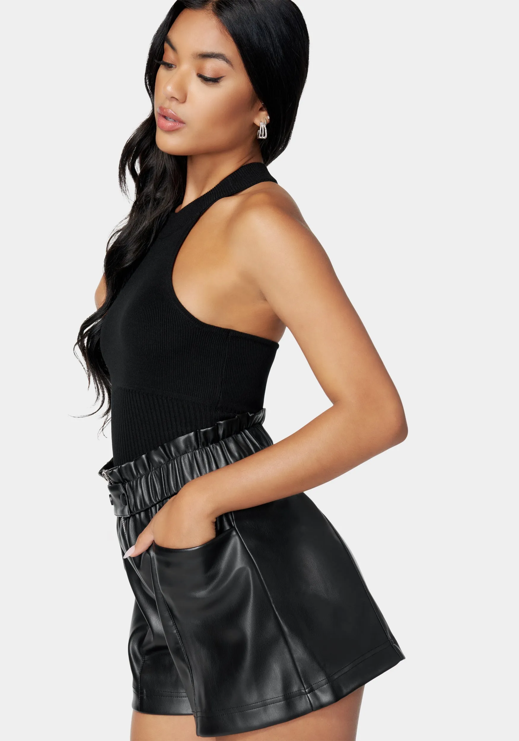 Mock Neck Halter Sweater sold by Bebe product image thumbnail 2