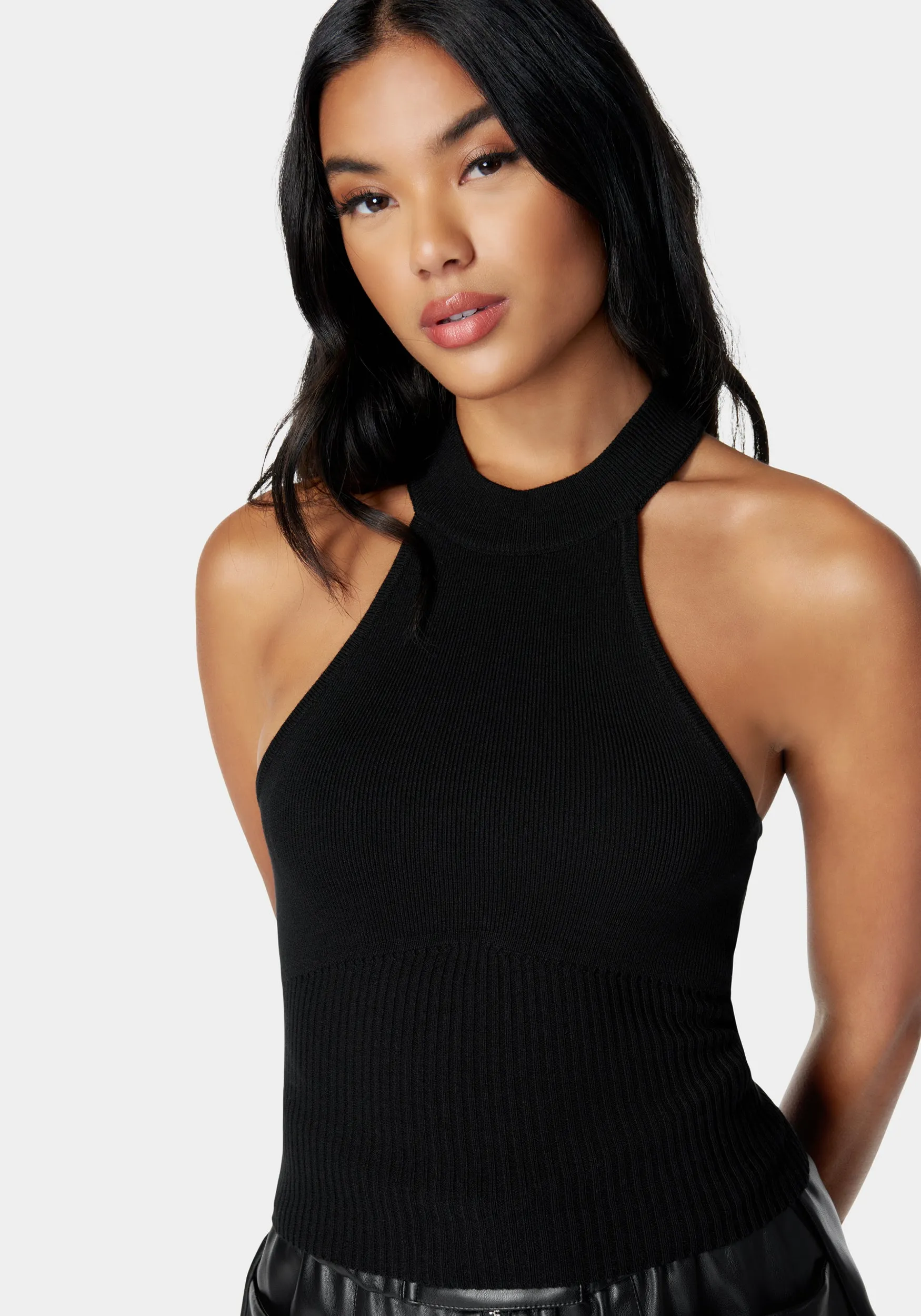 Mock Neck Halter Sweater sold by Bebe product image thumbnail 4