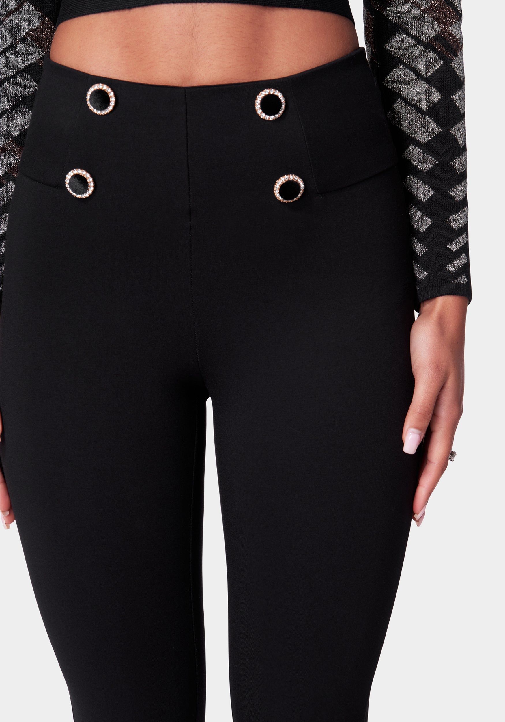 Velvet Button PDR Legging sold by Bebe product image thumbnail 4