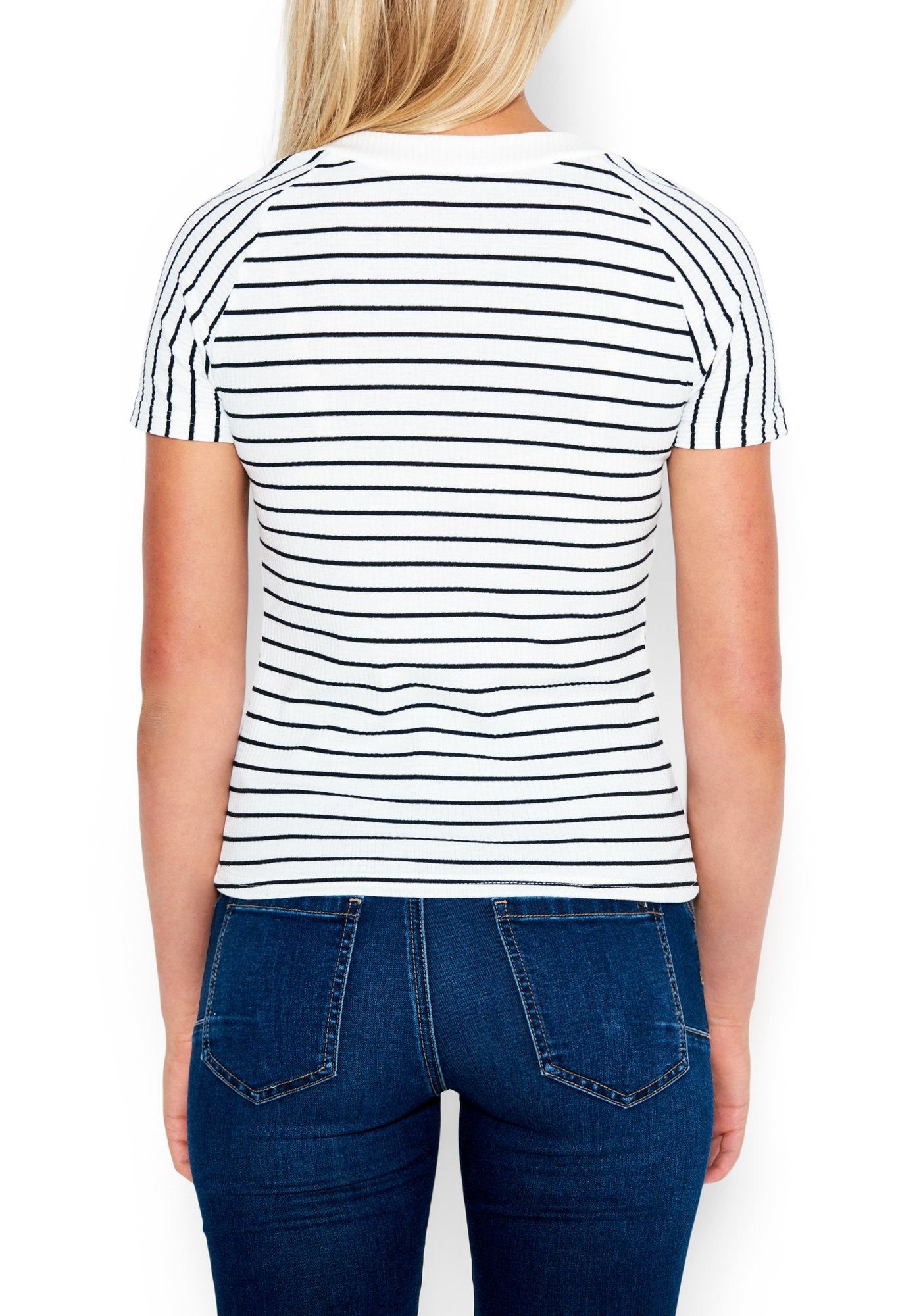 Bebe Logo Stripe ZiP Top sold by Bebe product image thumbnail 2
